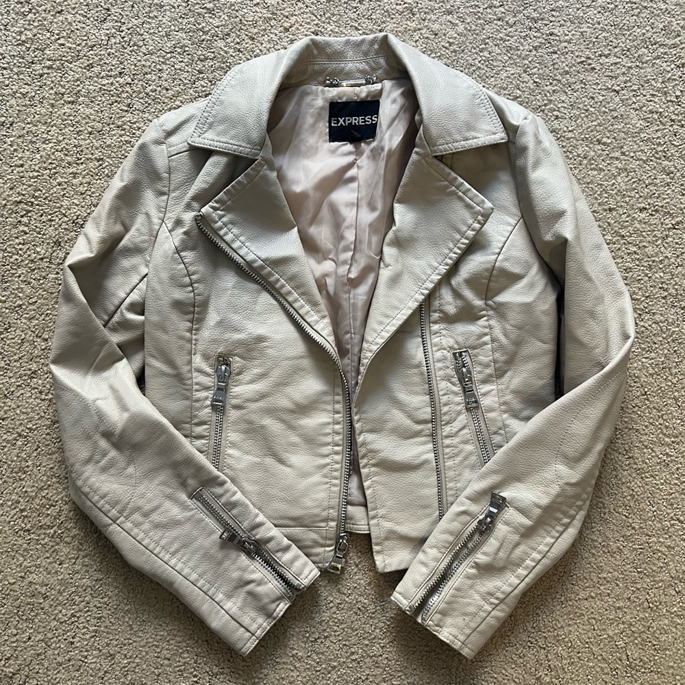 Express Faux Leather Jacket - Small
